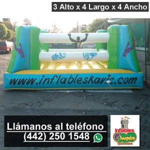 inflable ring de boxeo