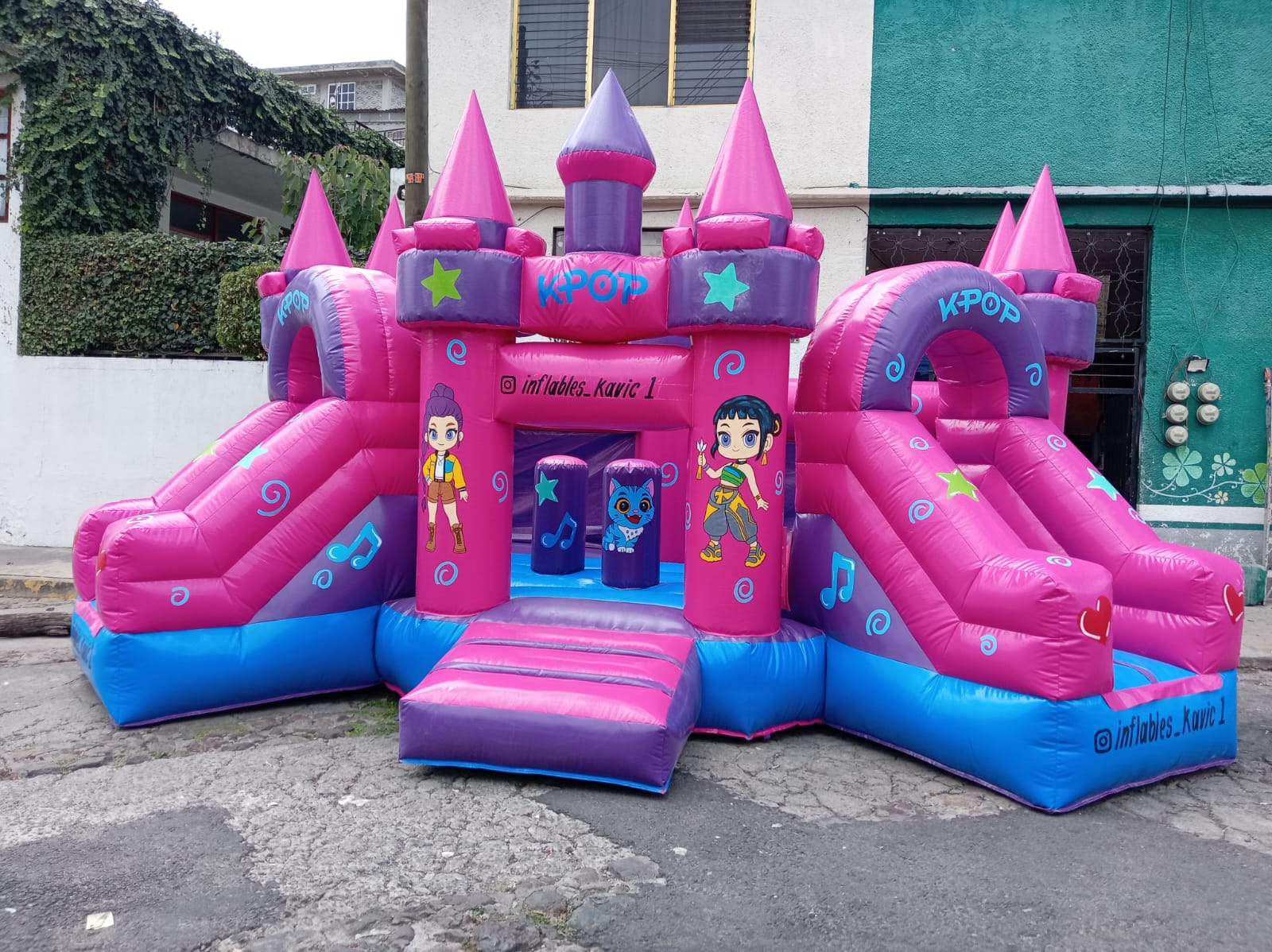 Inflable Castillo Guerreras Kpop