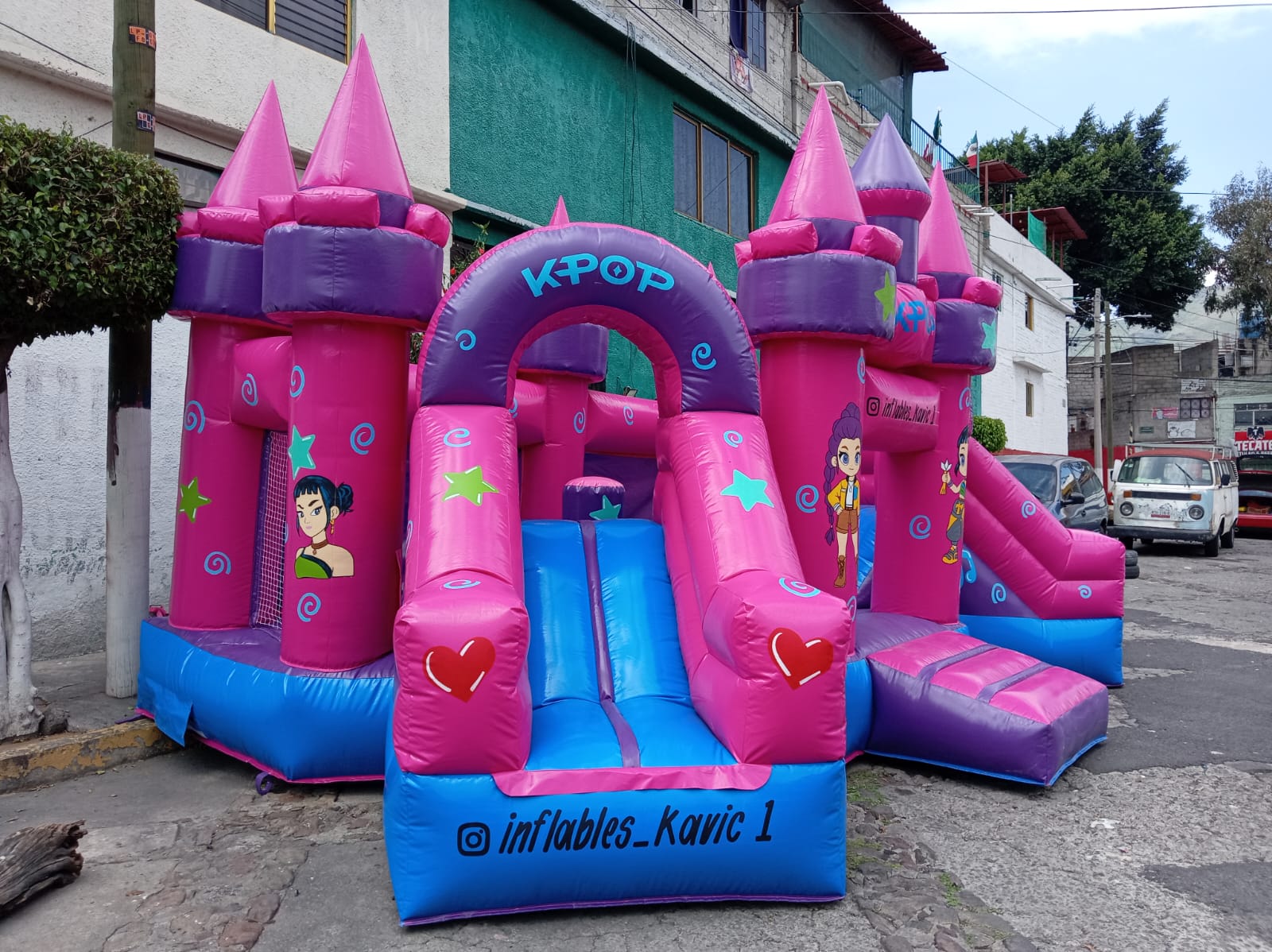 Inflable Castillo Guerreras Kpop