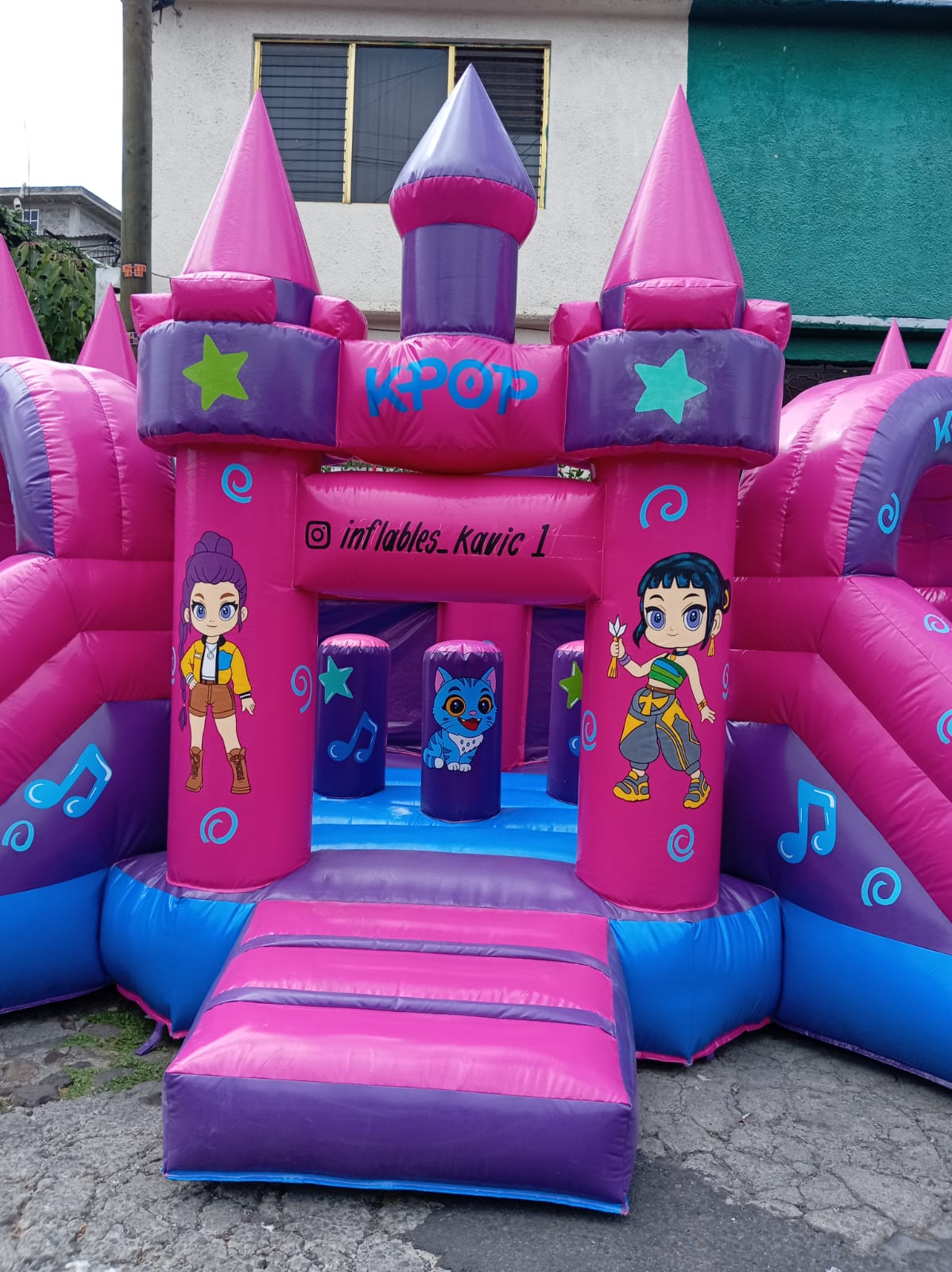 Inflable Castillo Guerreras Kpop