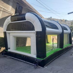 cancha de futbol negra