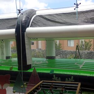 cancha de futbol negra
